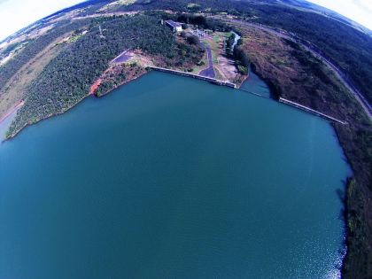 Foto Aérea da Barragem do Descoberto